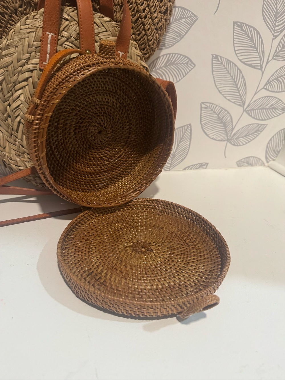 Lot of boho/wicker style handbags - Picture 3 of 7